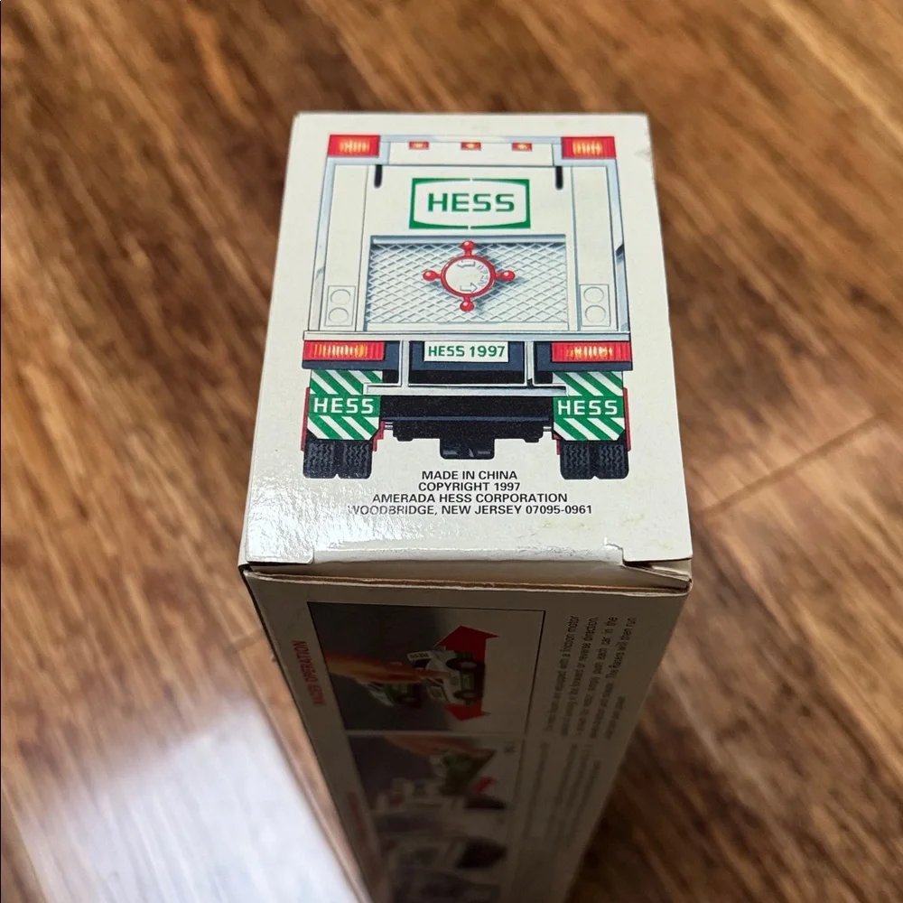 Vintage Hess 1997 Toy Truck and Racers collectible new in box